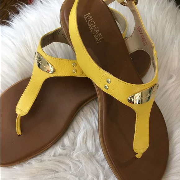 Michael Kors Shoes - Michael Kors yellow sandals